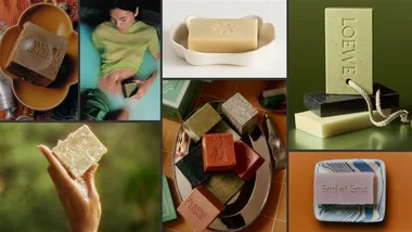 Bar Soaps Feature Image featuring a collage of luxury brands.