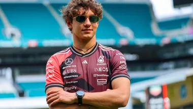 Andrea Kimi Antonelli Mercedes AMG Petronas F1 Team ahead of the 2025 Miami Grand Prix