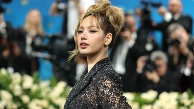 Blackpink's Lisa on the Met Gala red carpet for 2025.