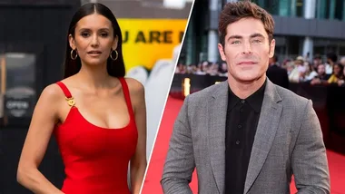 Nina Dobrev & Zac Efron via Getty.