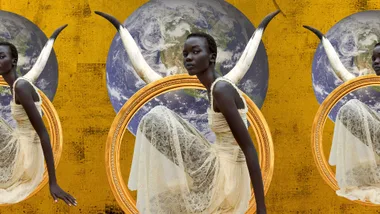 Taurus horoscope illustration